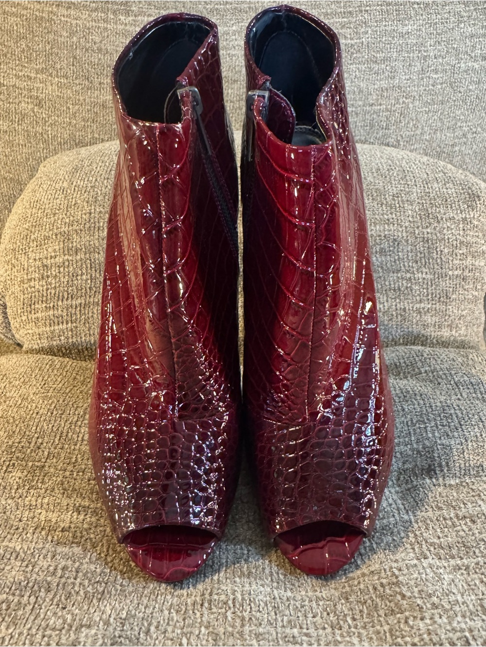 White House Black Market Paulette Croco Shootie Women’s Size 9.5 M - Picture 3 of 11